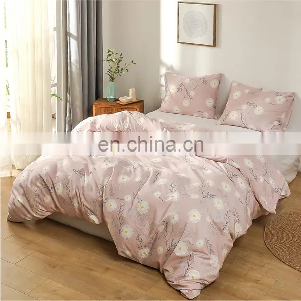 Manufacturers California King Deep Sleep Designer Brand 3 Pcs 100% Cotton Printing Durable Duvet Cover Bedding Set photo-3