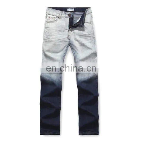 DiZNEW OEM Ripped 12 OZ Denim Custom Design no Brand Men Jeans photo-5