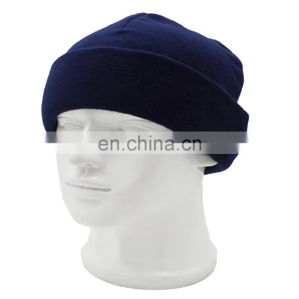 Cheap Price Unisex Embroidery Print Logo Winter Polar Fleece Beanie Hat photo-2