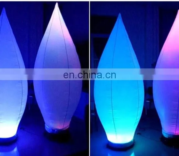 Ground LED Lighting Decoration Inflatable Water Drop Lights With Air Blower for Events Party photo-3