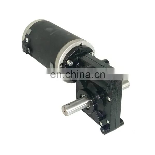12V Dc Motor 90 Degree Gearbox 12V 24V 500 Watt 110Rpm Dc Worm Gear Motor photo-4