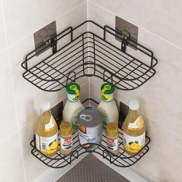 Corner Storage Holder Corner Storage Shelf For Bathroom Shower Corner Stand photo-4