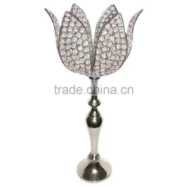 Crystal Hurricane Candelabra, Crystal Hurricane Candle Holder photo-5