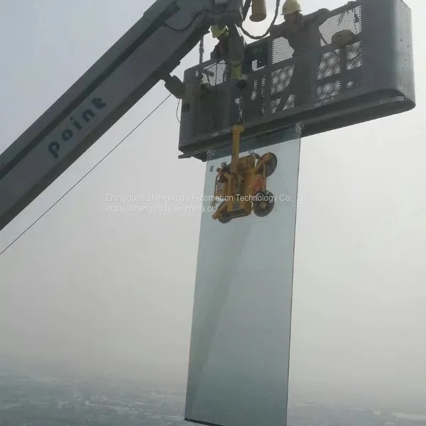 Zhengxinda Electric Suction Cup Vacuum Glass Curtain Wall Installation Rotary Suction Crane Rechargeable Pneumatic Hoisting Turnover Crane photo-2