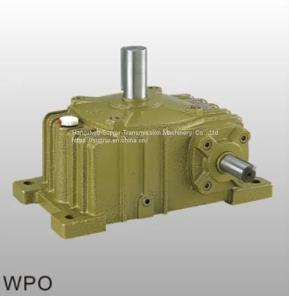 Supror Wp Series 1400rpm Electric Motor Horizontal Worm Cast Iron Industrial Use Gearbox photo-5