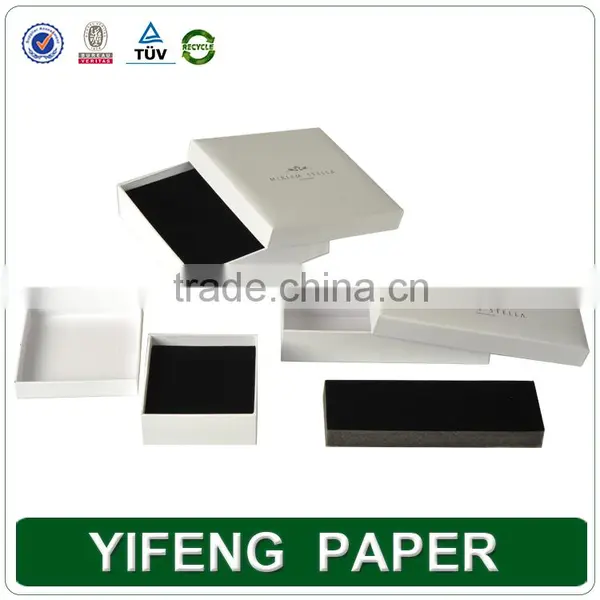 Guangzhou Factory Luxury Necklace Jewelry Packaging Paper White Square Cardboard Box photo-4