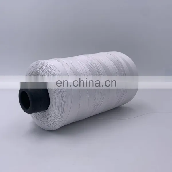 High Quality Raw White 100% Cotton Bleached White With Gassed Waxed Kite Thread photo-2