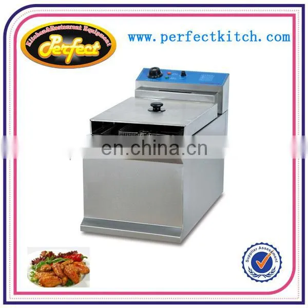 8L Stainless Steel Electric Fish Fryer / Double Tanks Chips Fryer photo-5