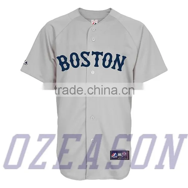 Exported Fashional Design Blank White Softball / Baseball Jersey Uniform for Competition photo-2