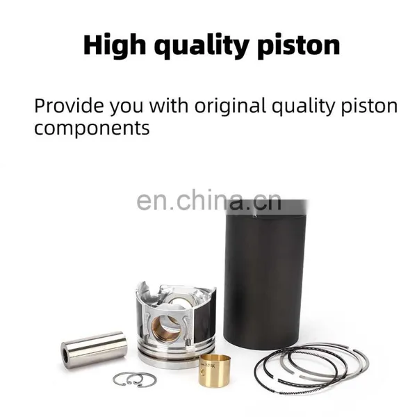 Excavator Parts Original 6BG1T Liner Kit 4 Ring From Japan photo-4