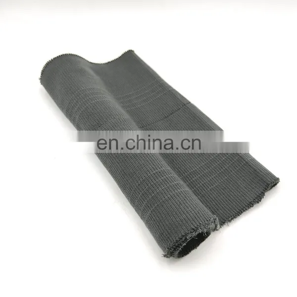 Cheap Price Sustainable Idea Hot Selling 1x1 Knit Cuff Fabric Ribbed Elastic Knitting Rib Cuff photo-3