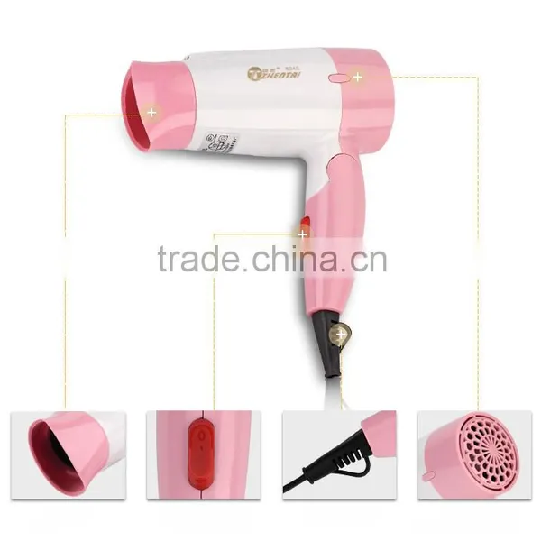 Customized Pink Hair Dryer Foldable Hair Dryer for Travel photo-6