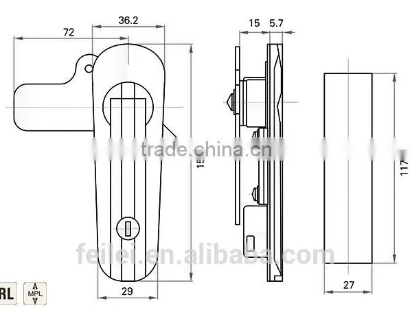 Safety Cabinet Panel Lock for Cubicle photo-6