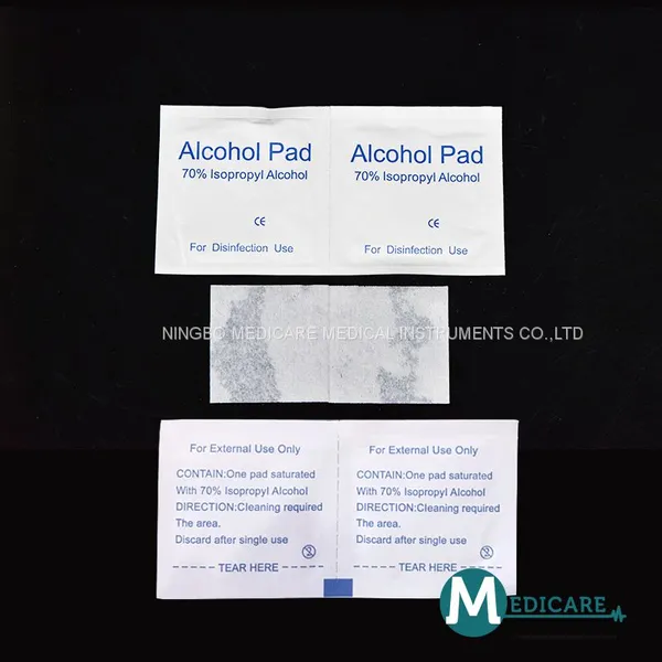 Alcohol Pad Swab 65*56mm 70% Isopropyl Alcohol Swab Alcohol Pads Alcohol Prep Pads photo-5