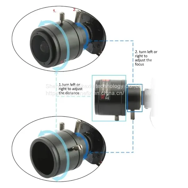HD CCTV Lens 2.8-12mm Varifocal Camera Manual Zoom Focus