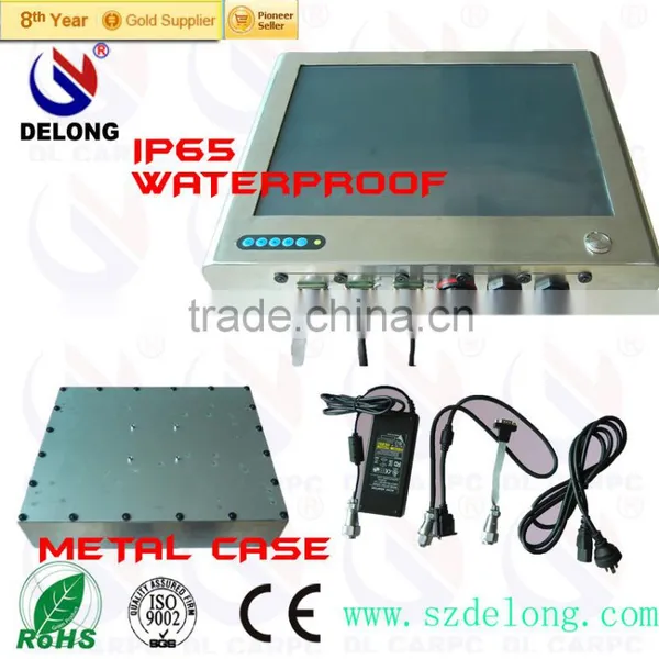 15inch Ip65 Full Waterproof Fanless Wall Mounting CAPACITIVE Touch Industrial Sunlight Readable Computer PC OEM photo-4