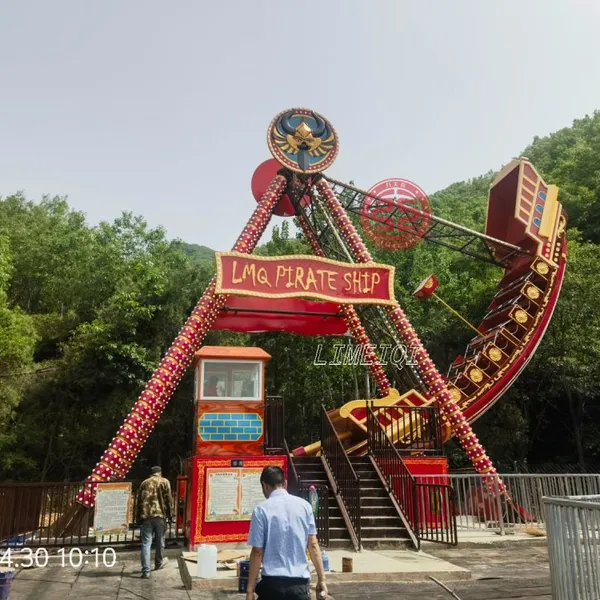 Amusement Park Ride Pirate Ship photo-2