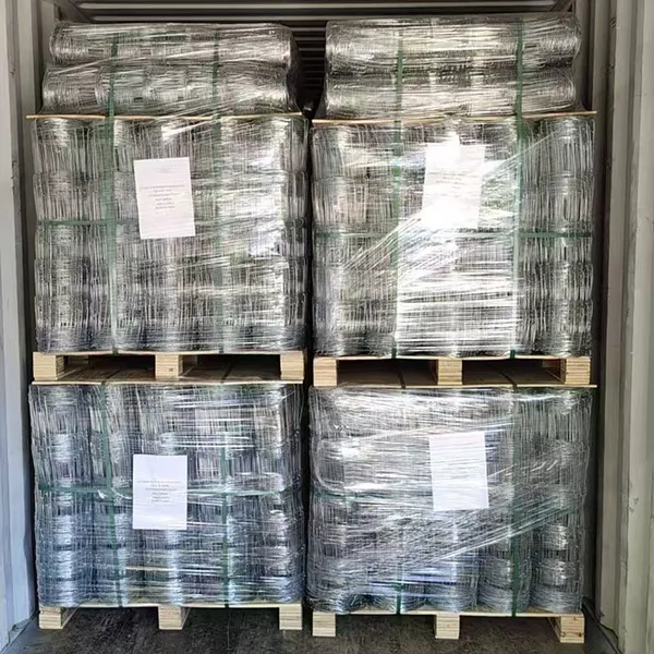 Galvanization Steel Wire Mesh High-tensile Fixed Knot Wire Fence for Animal Containment and Security photo-5