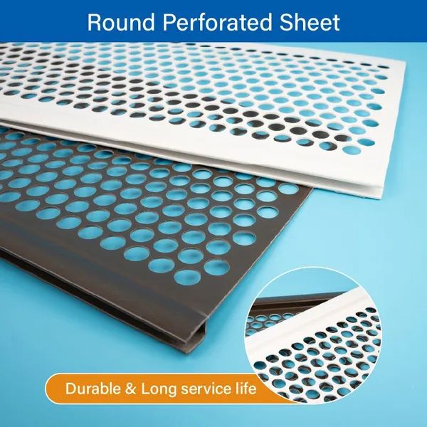 Leaf Filter PVC Gutter Protector Gutter Guard Rain Water Drainage Plastic PVC Gutter Cover photo-5