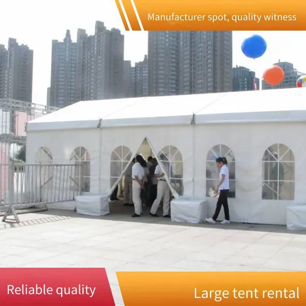 Rental of Large Outdoor Wedding and Event Marquees, Setup of Banquet Tents, Aluminum Alloy Performance Awnings and Large Canopies photo-4