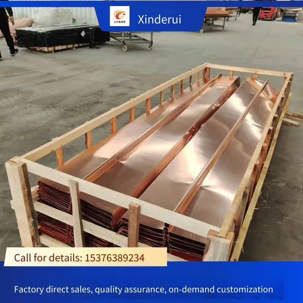 Purple Copper Water Stop Sheet, Water Stop Copper Material for Water Conservancy and Civil Engineering, Uv-shaped Water Stop Copper Sheet for Tunnel and Bridge Engineering photo-2