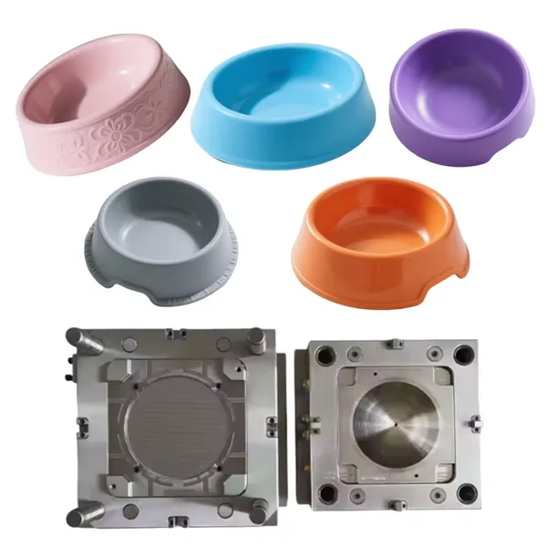 Food-Grade Plastic Pet Feeder Bowl Injection Mold: Premium P20 Steel Core & Cavity, Fast Cycle Hot Runner, Designed for 24/7 Stable Mass Production photo-2