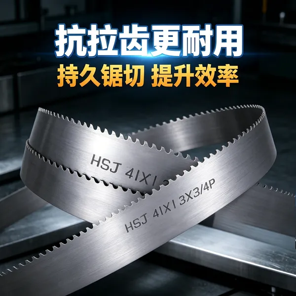 Hongshengjie Band Saw Blades 5115*41, Made of Bimetallic Material, Ideal for Cutting Square Tubes photo-4