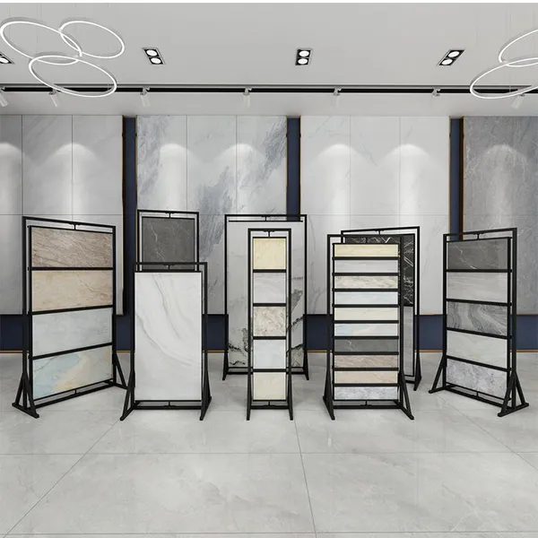 Adjustable Tile Sample Display Stand for Floor & Wall Tiles, OEM Custom