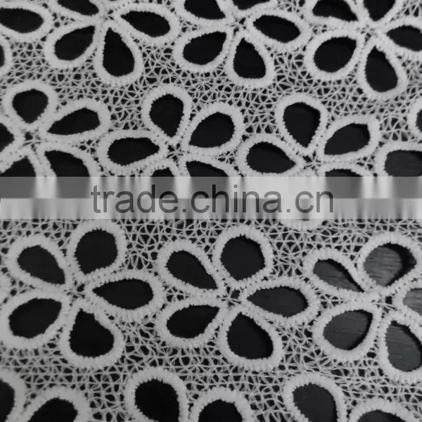 Lace Fabric With Flower/embroidery Milk Silk Full Lace for Garment Accessory photo-3