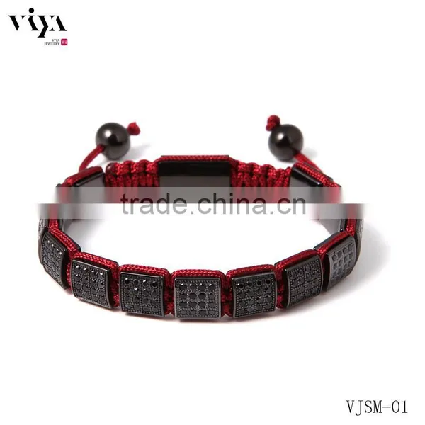 Viya Hot Sale Square Beads Bracelet Chinese Knot Handmade Bracelet Fashion Design Bracelet For Wholesales photo-3