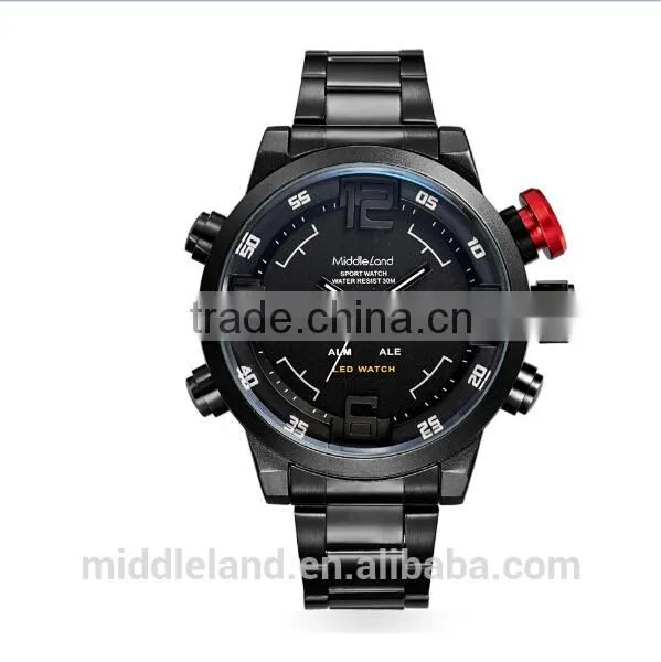2015 Touch Screen Fashion Digital Male Watches Men Luxury Brand Men's Sports Clock Electronic Wrist Watch Wristwatches photo-2