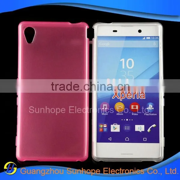 Glossy Frosted Gel Skin for Xperia M4 Aqua photo-5