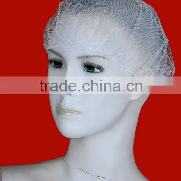 Nylon Elastic White Hairnet Stockinet Polyester Mesh Caps 18" 19" 21" 24" 28" photo-2