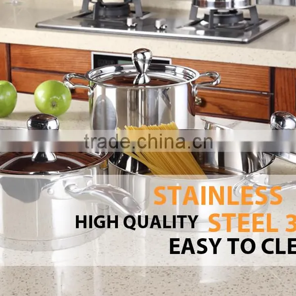 Hotel Home Use Stainless Steel Stock Non-stick Cookware Set photo-2