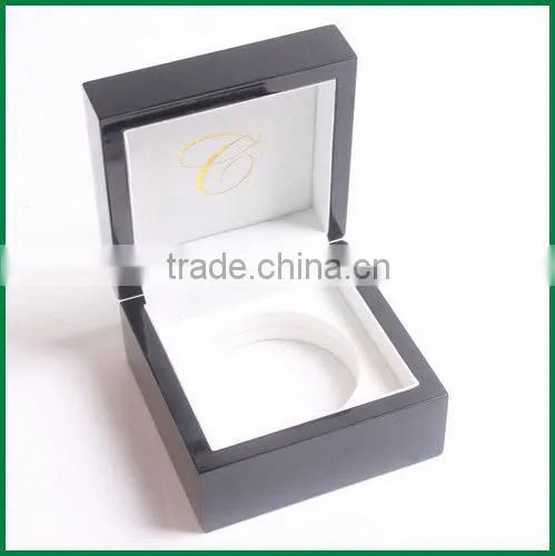 Luxury Piano Black Wooden Perfume Bottle Box photo-2