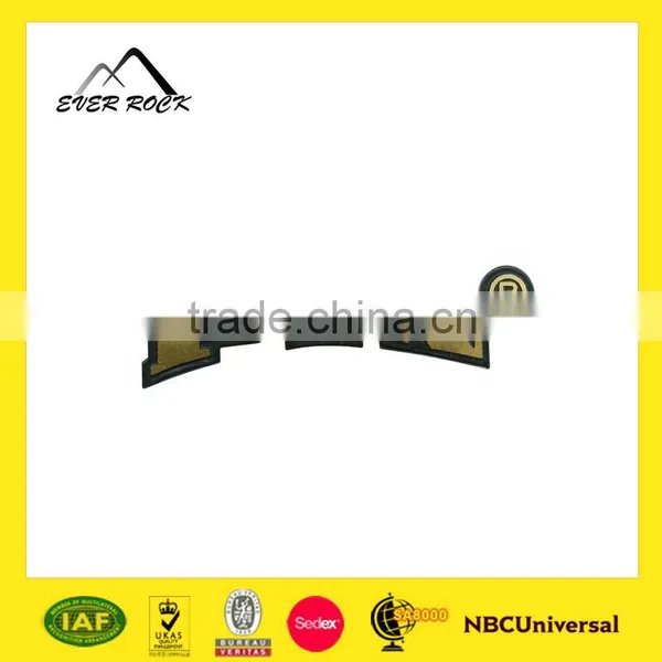 OEM 2-in-1Decorative Handbag Brand Logo Metal Label photo-3