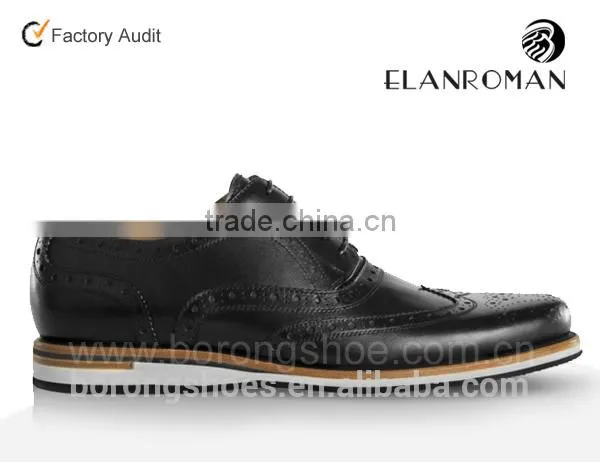 Men British Style Brogue Casual Shoe for Men Fashion Leather Casual Shoes photo-3