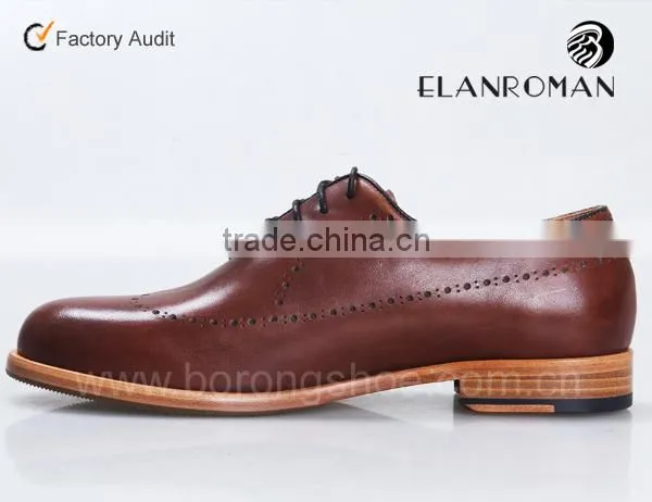New Style Italian Formal Shoes Men Oxford Shoes Men Dress Leather Sole Shoes photo-4