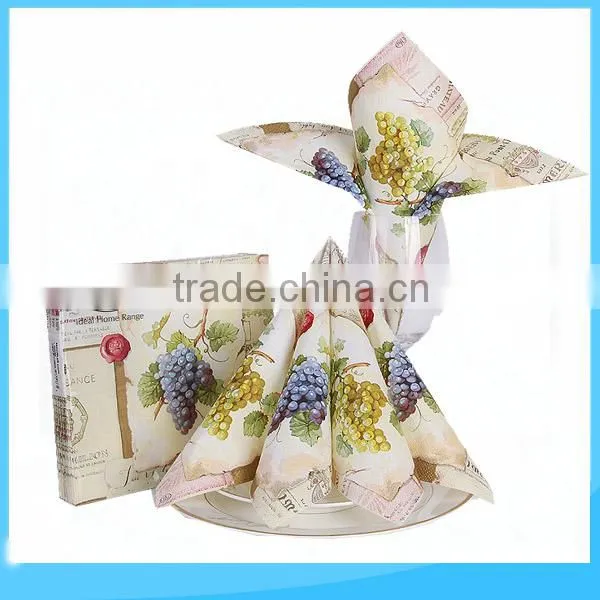 High Quality Customzied Printed Paper Napkins Party Napkin photo-6