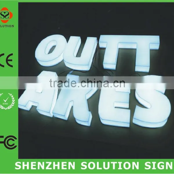 Advertising Led Front and Side Light Acrylic Signage photo-5