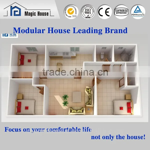 SGS 2016 New Designedeasy Assembling Foam Cement Prefab Steel House/movable TUV Small Family Home Supplier's Choice photo-2
