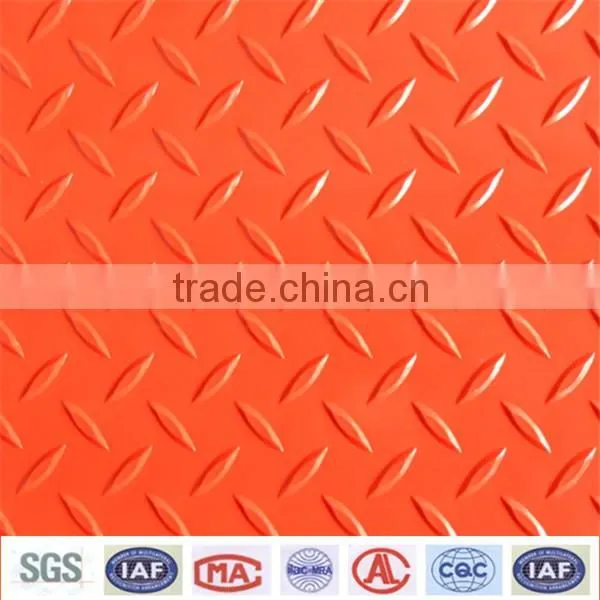 Anti-slip PVC Flooring in Rolls for Bus, Bathroom / Plastic Carpet Mat photo-4