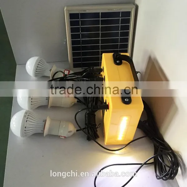 4W6V Mini Solar Lighting Kit With Flashlight photo-3