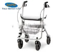 Four Wheel Steel Rollator Walker