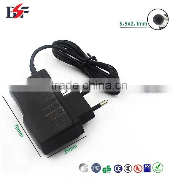 2015 Hot Selling 12V1A Switching Power Adapter With EU Plug