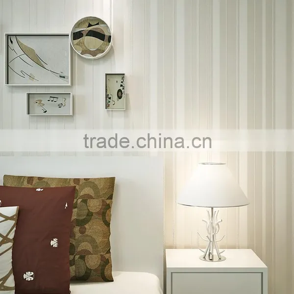 Non-woven Vertical Stripes Modern Design Italian Wallpaper photo-3