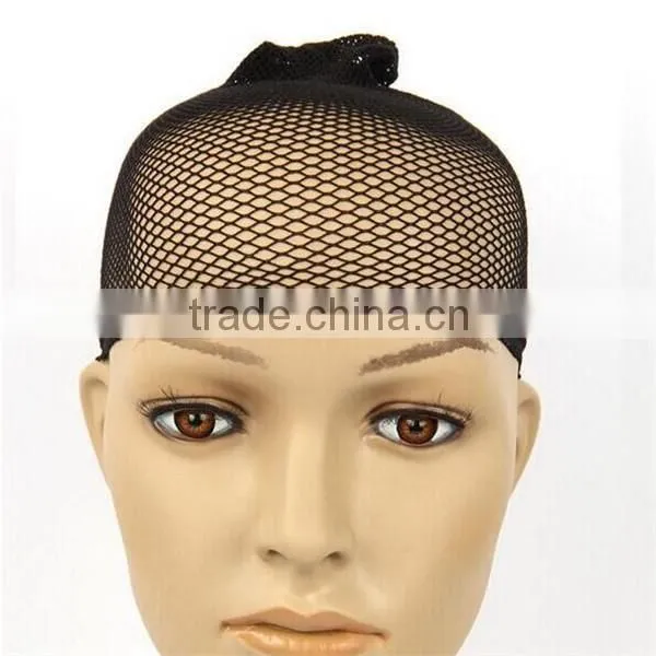 Real Hair Wigs Cap Weaving Mesh Net Fishnet Elastic Ladies Flesh Color photo-5