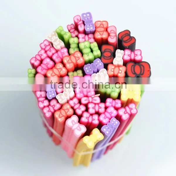 Fruit Nail Art Fimo 12 Styles 3D Design Decoration Tips UV Acrylic Clay Manicure Rhinestones Bow Fruit Fimo ZX:RT681