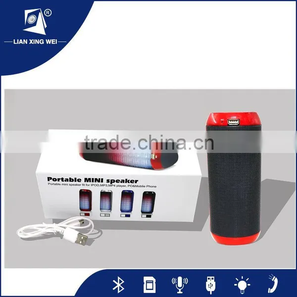 Cylinder Mini Bluetooth Speaker With Led Light Super Bass photo-3