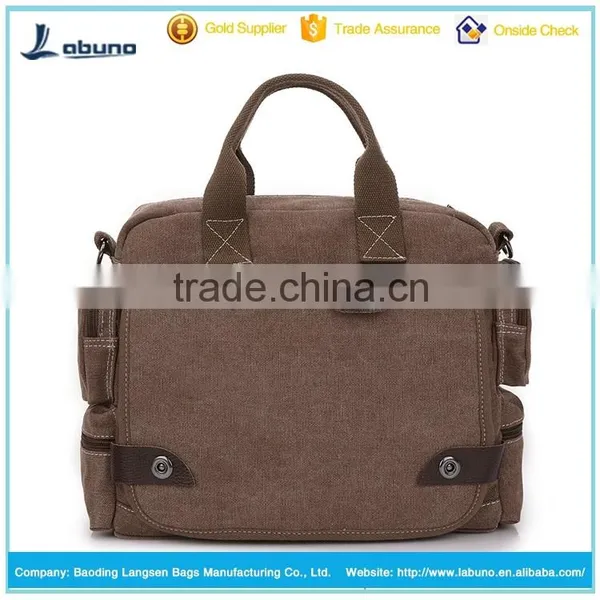 Hot Sale Male Fancy Denim Fabric Handbags photo-2